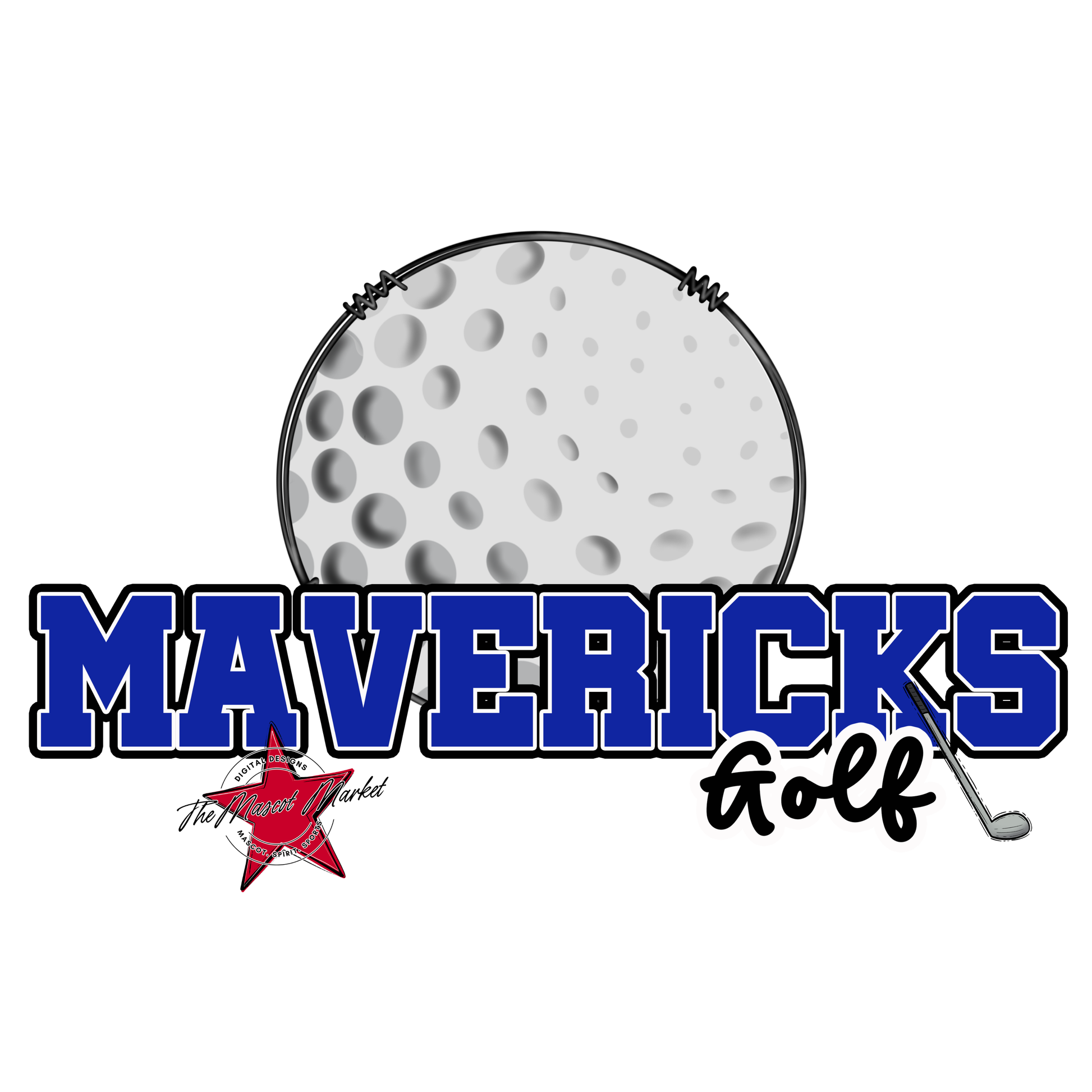 Mavericks Varsity Golf-Royal Blue