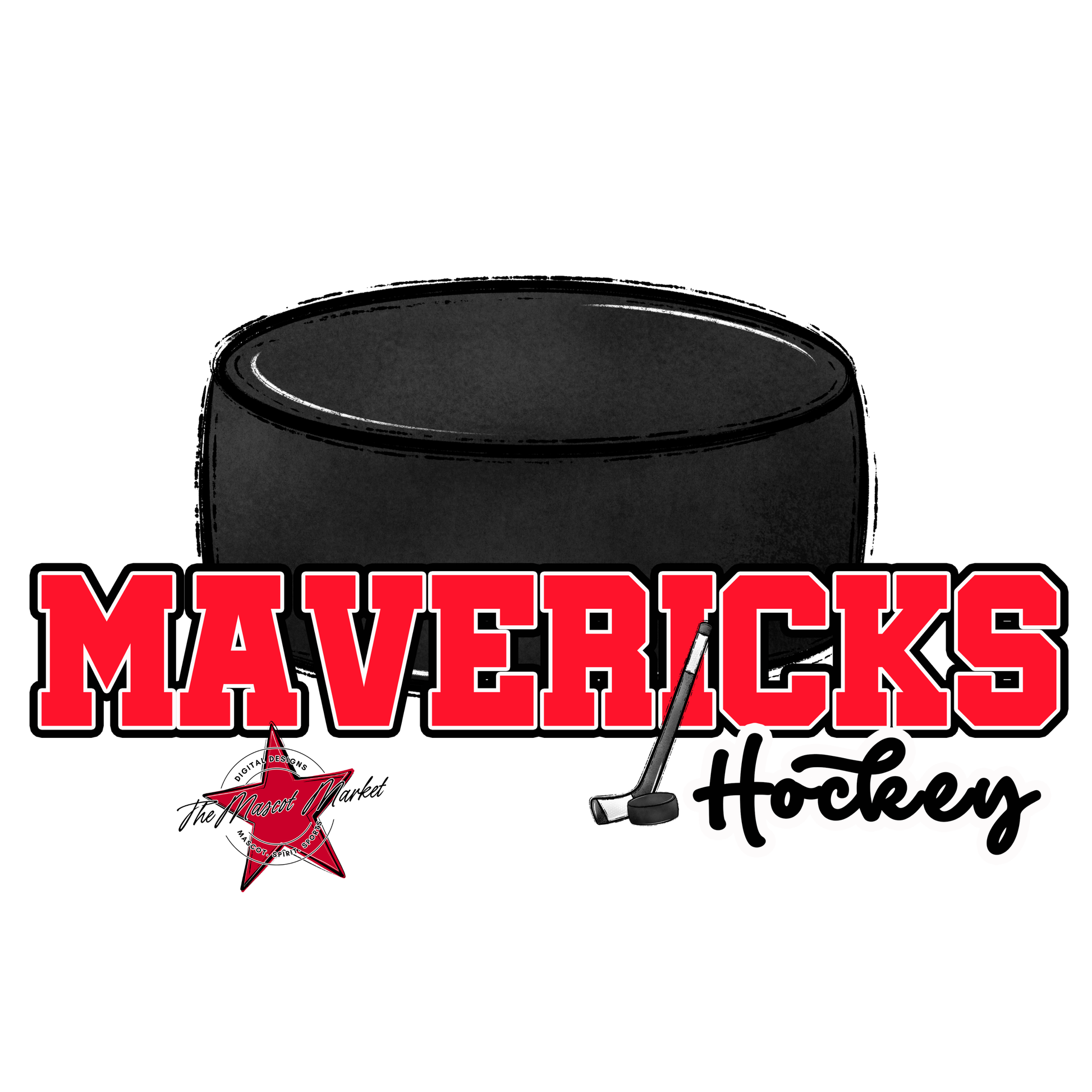 Mavericks Varsity Hockey-Bright Red