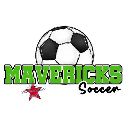 Mavericks Varsity Soccer-Bright Green
