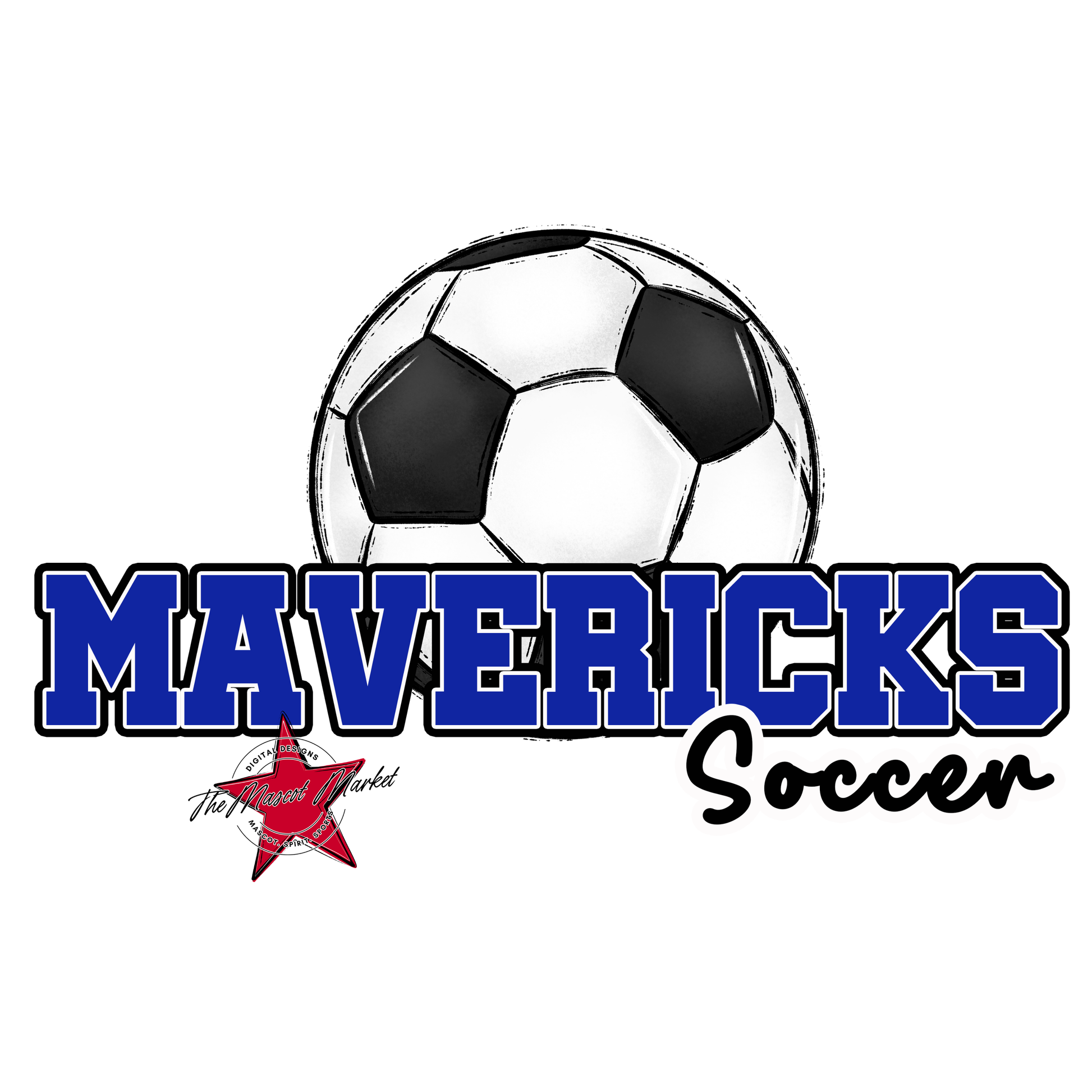 Mavericks Varsity Soccer-Royal Blue