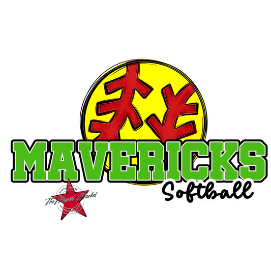 Mavericks Varsity Softball-Bright Green