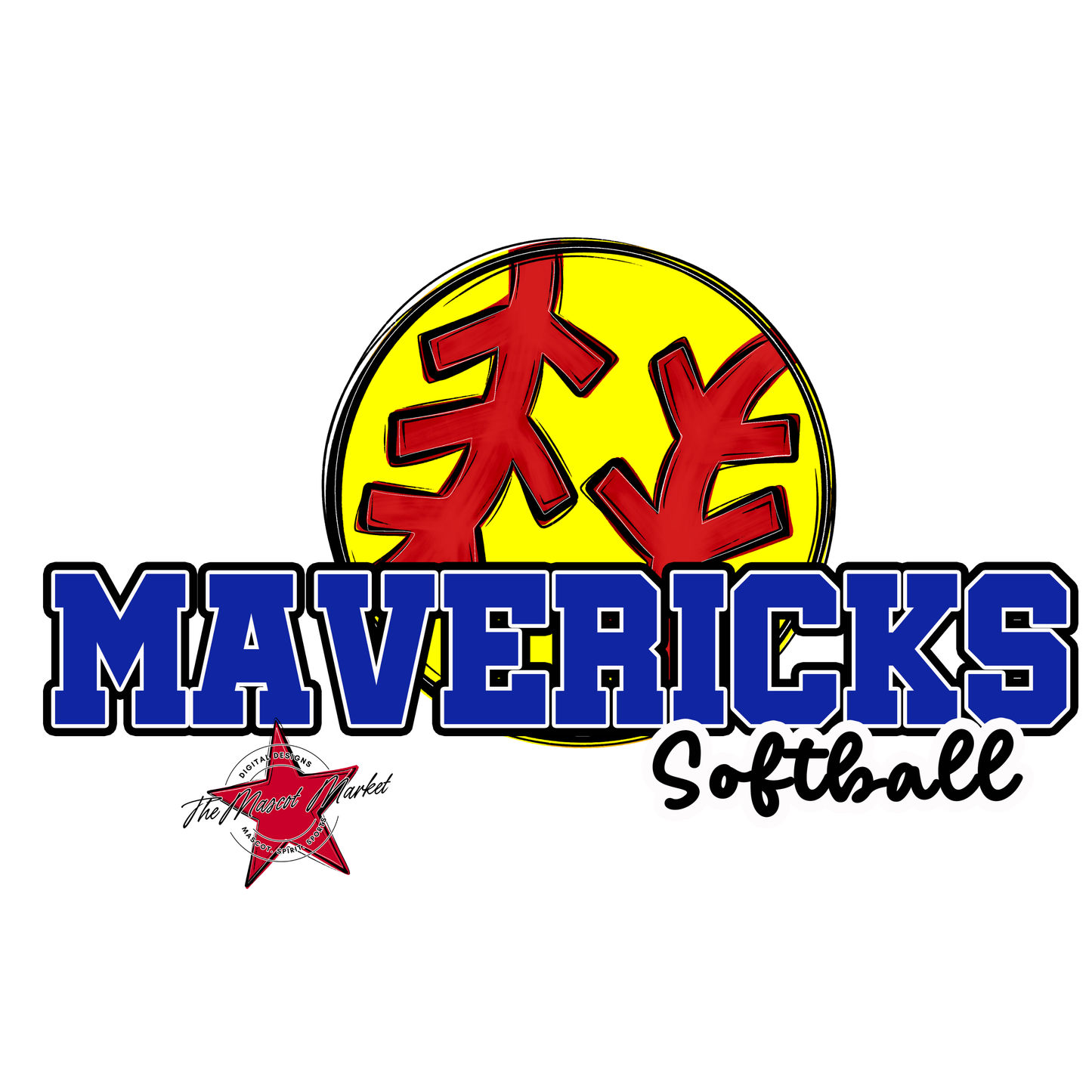 Mavericks Varsity Softball-Royal Blue