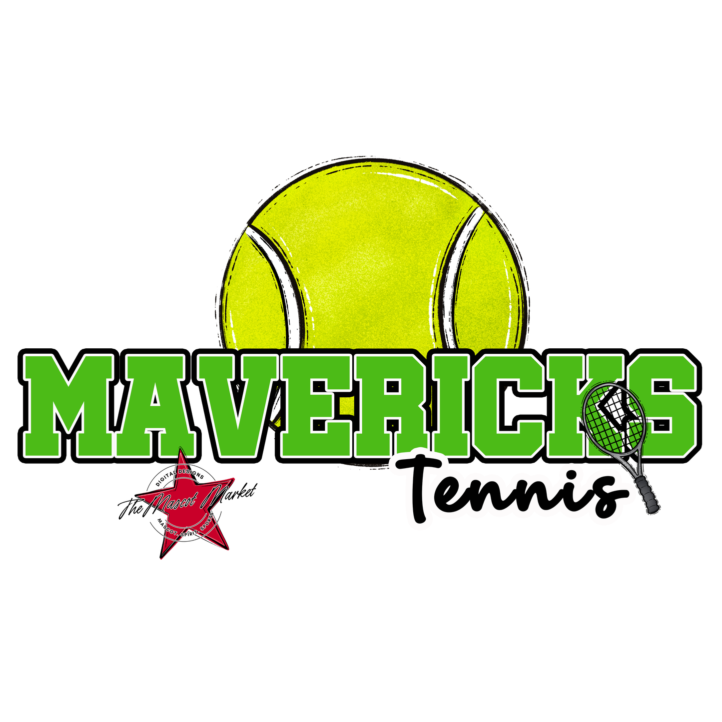 Mavericks Varsity Tennis-Bright Green