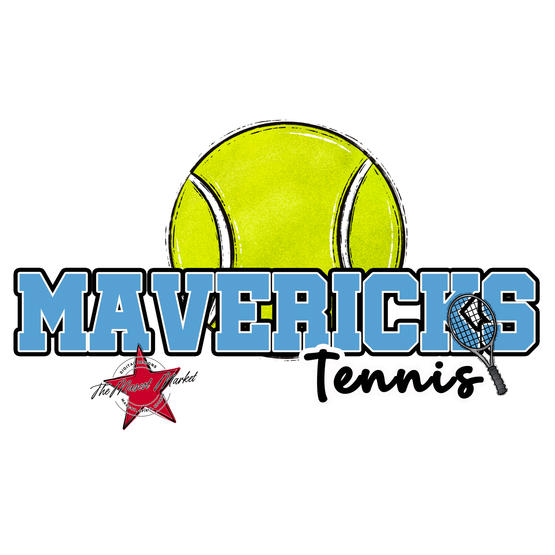 Mavericks Varsity Tennis-Carolina Blue