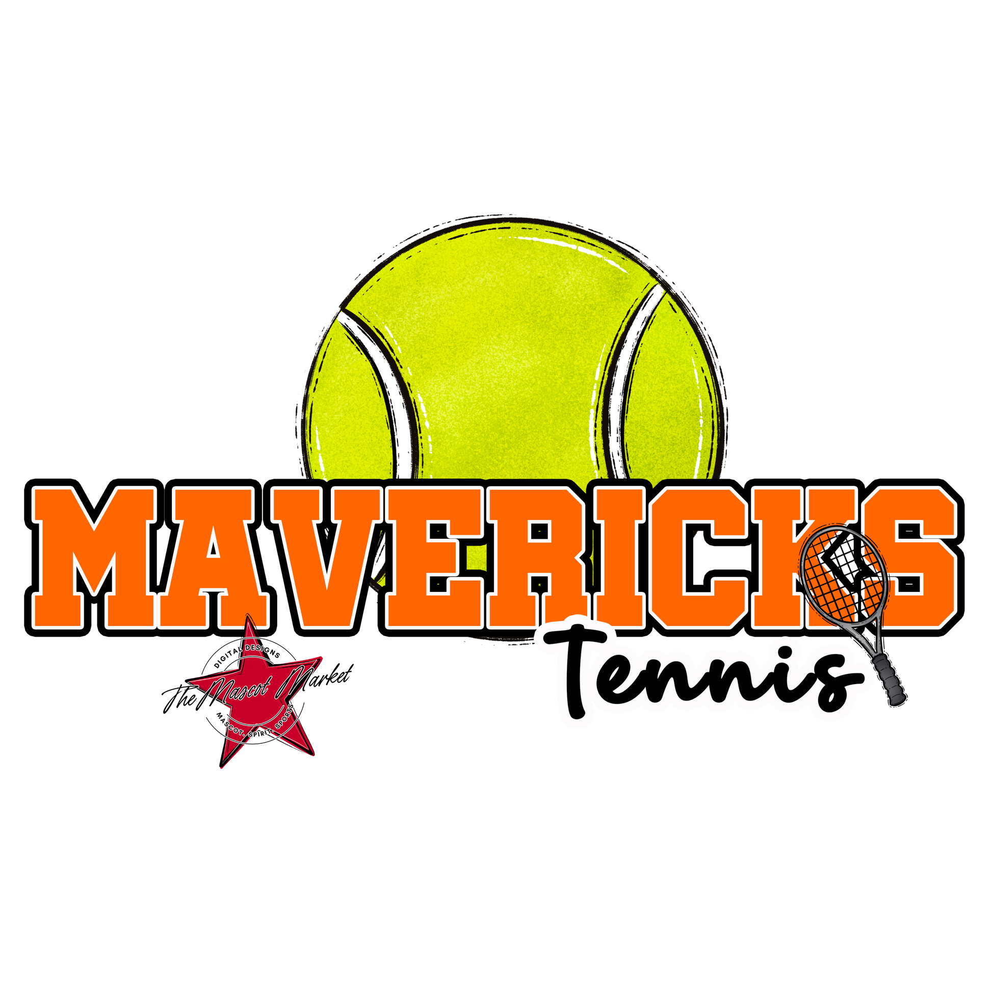 Mavericks Varsity Tennis-Orange