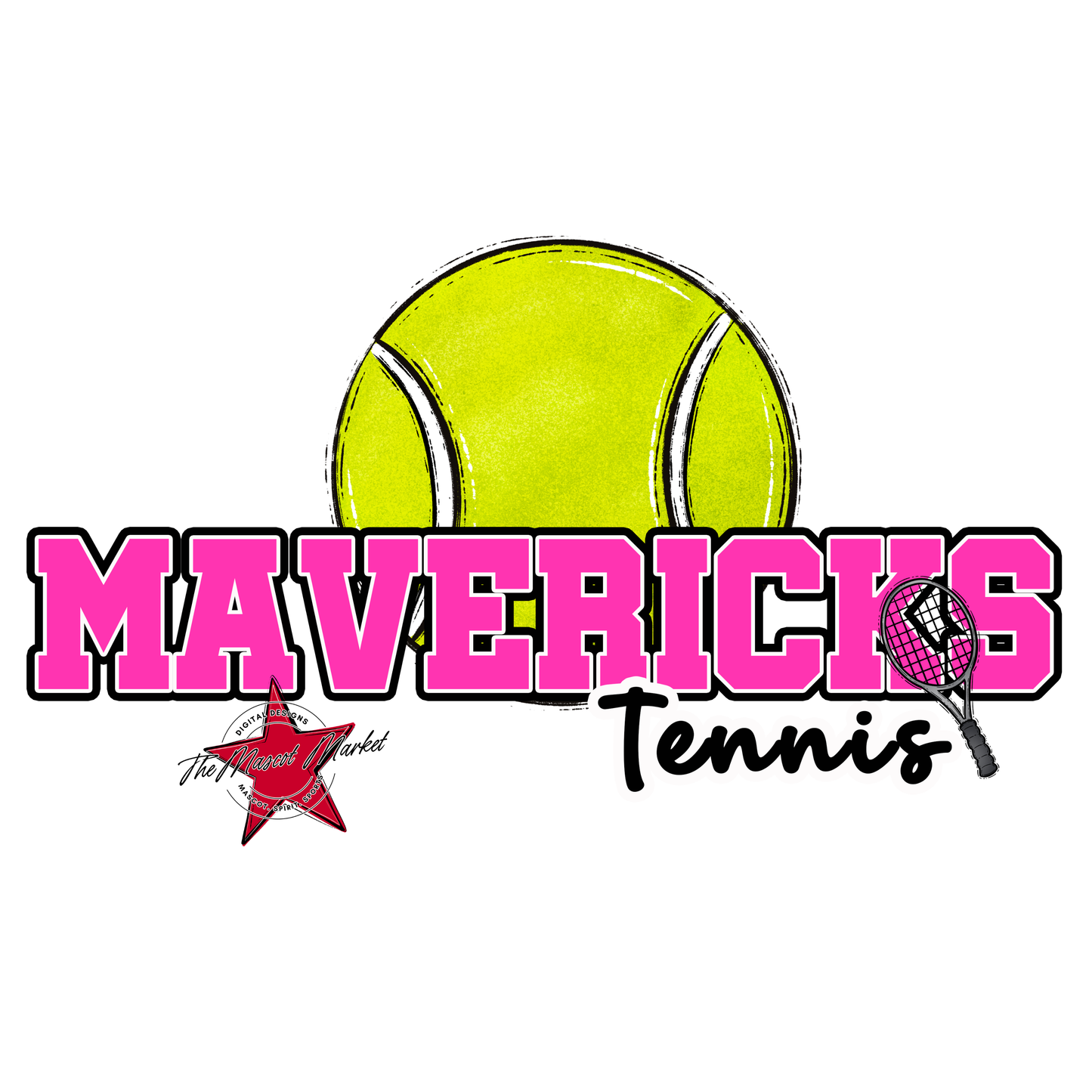 Mavericks Varsity Tennis-Pink