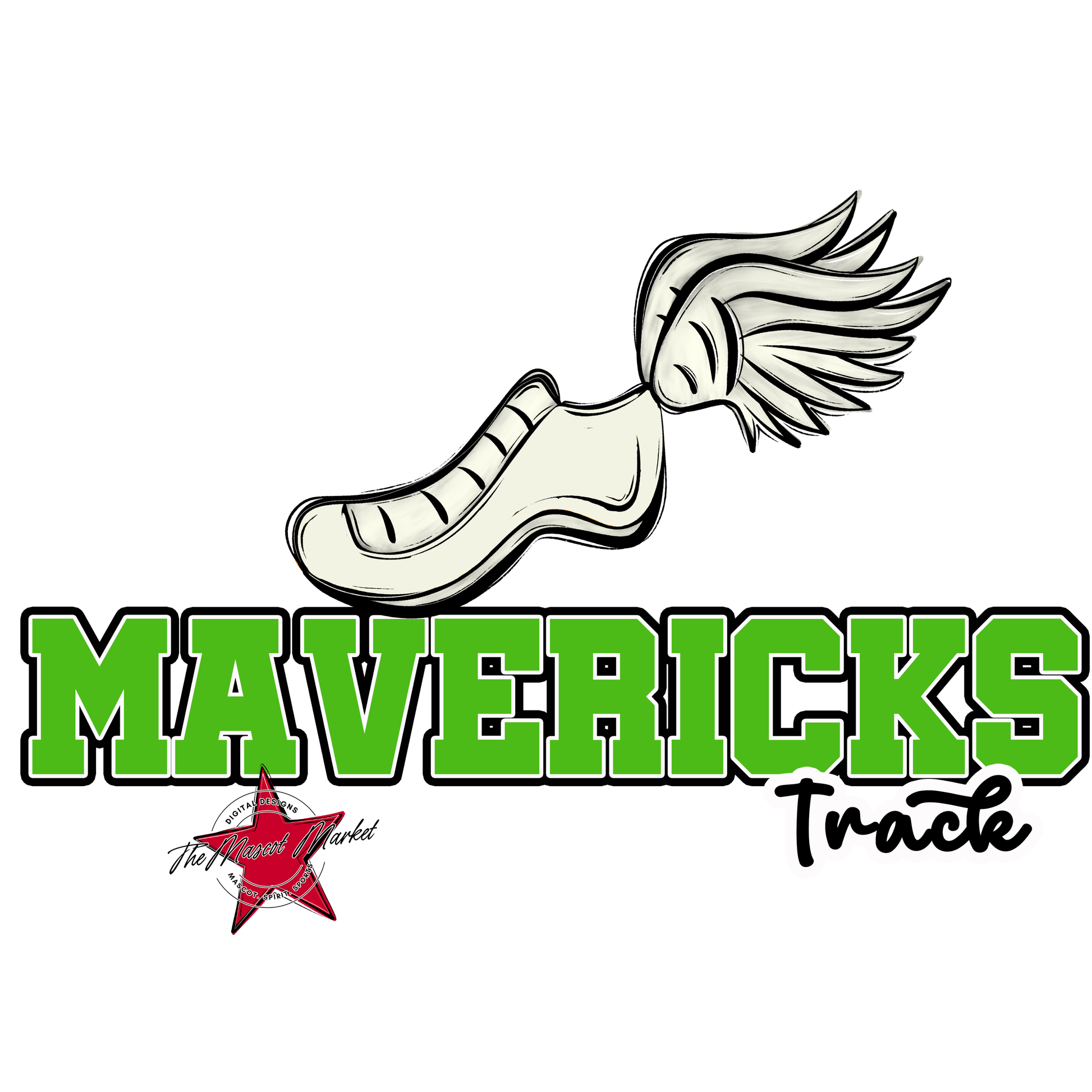Mavericks Varsity Track-Bright Green