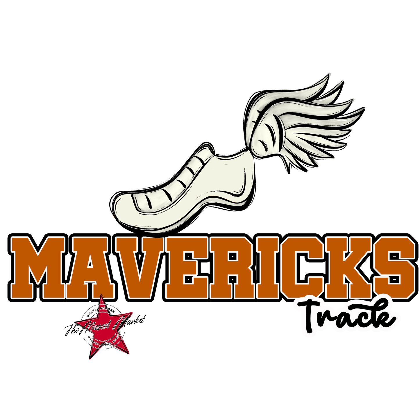 Mavericks Varsity Track-Burnt Orange