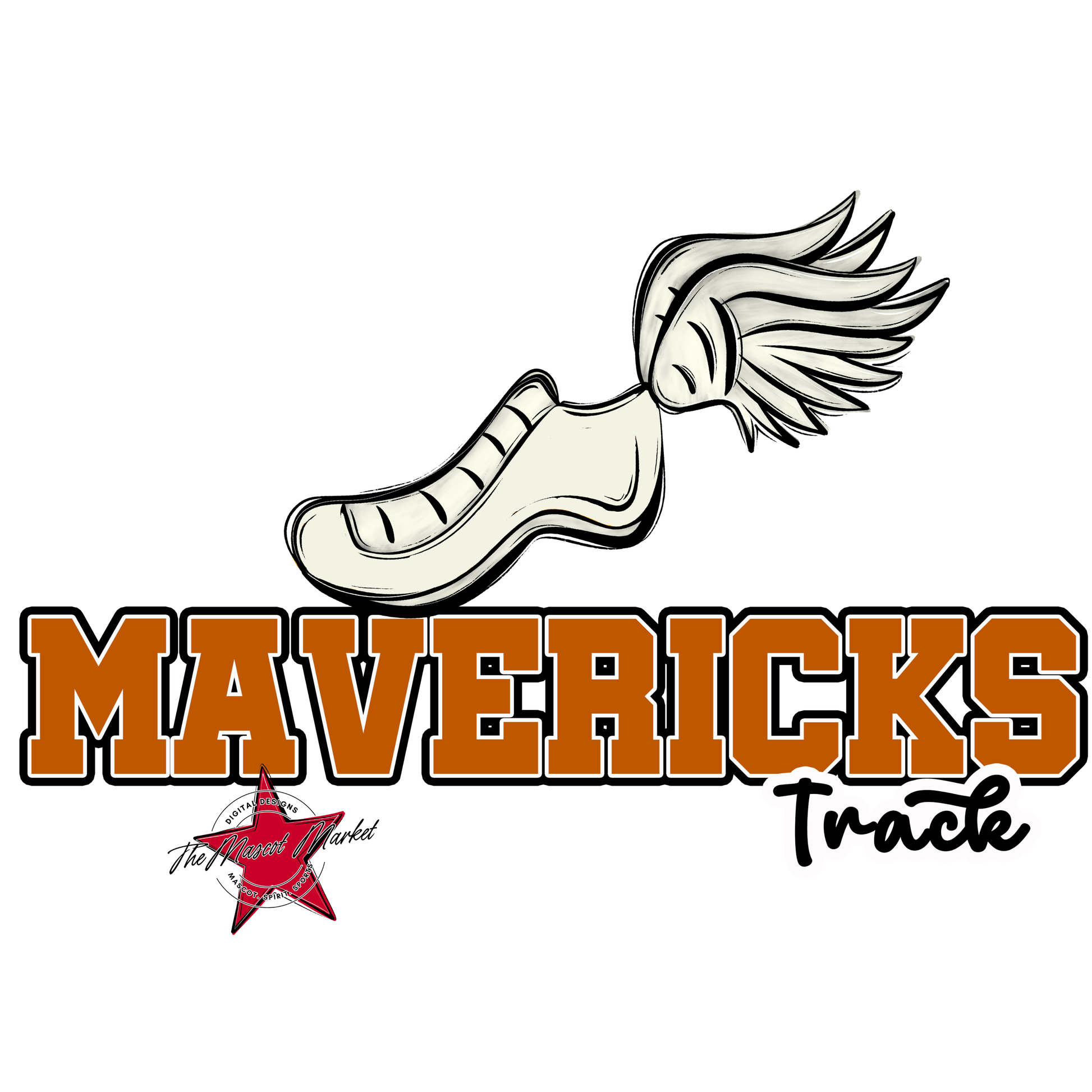 Mavericks Varsity Track-Burnt Orange