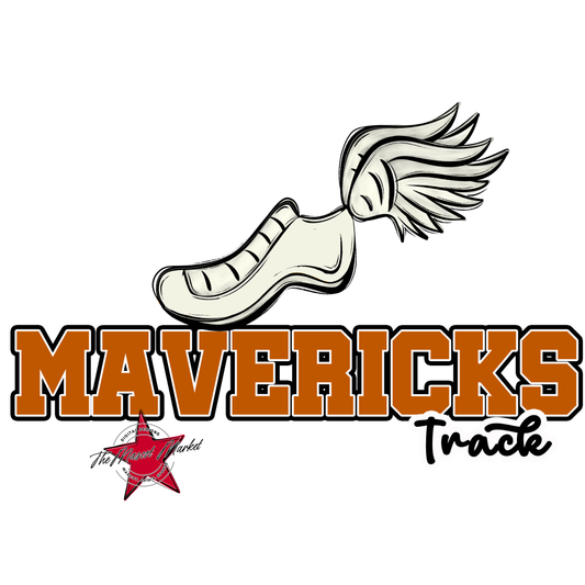 Mavericks Varsity Track-Burnt Orange