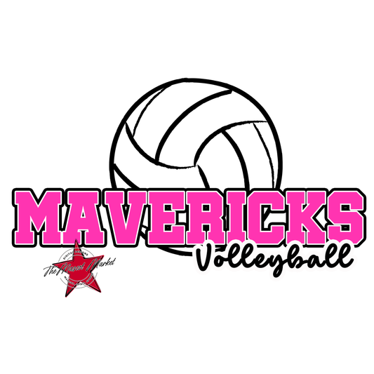 Mavericks Varsity Volleyball-Pink