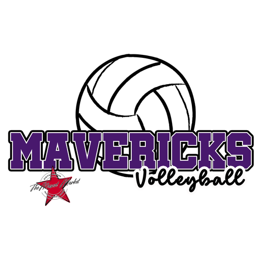 Mavericks Varsity Volleyball-Purple