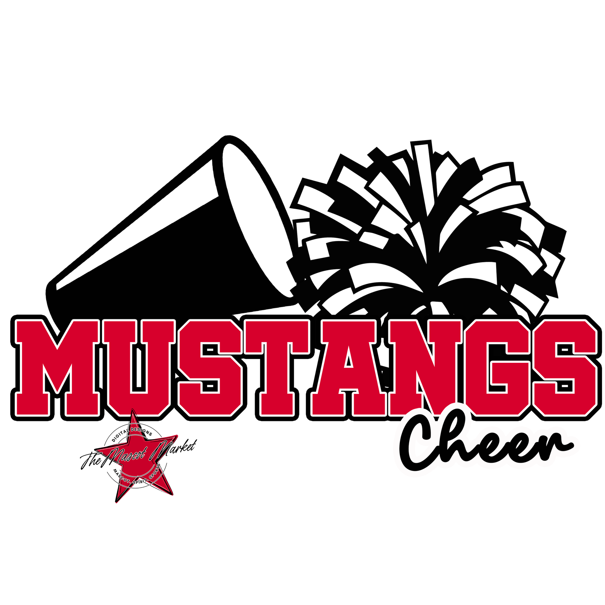 Mustangs Varsity Cheer-Red