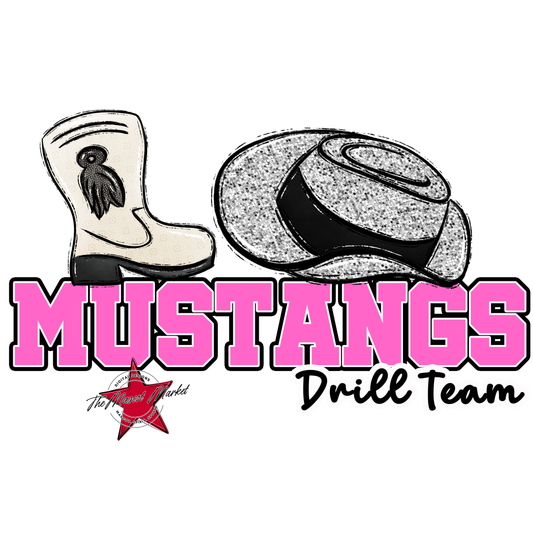 Mustangs Varsity Drillteam-Baby Pink