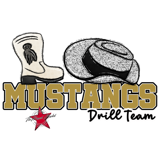 Mustangs Varsity Drillteam-Gold