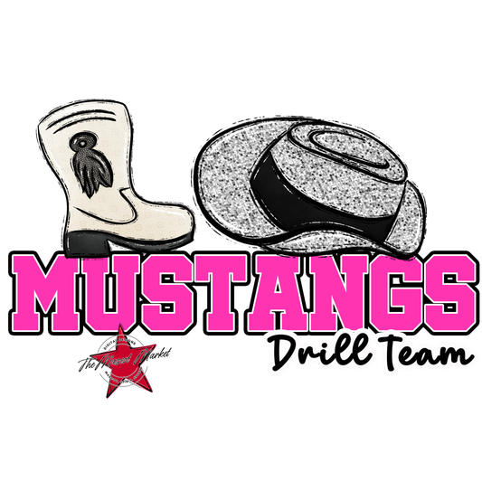 Mustangs Varsity Drillteam-Pink