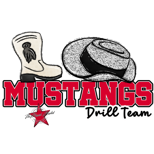 Mustangs Varsity Drillteam-Red