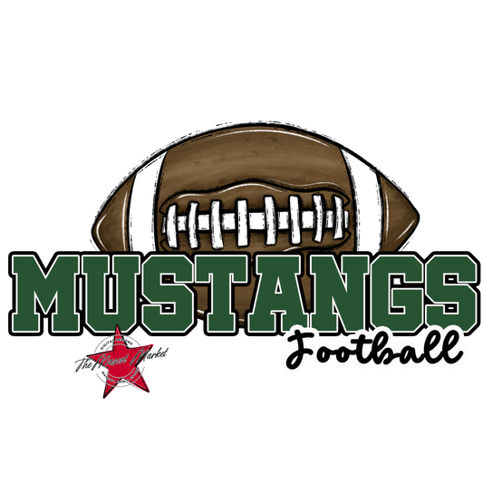 Mustangs Varsity Football-Green