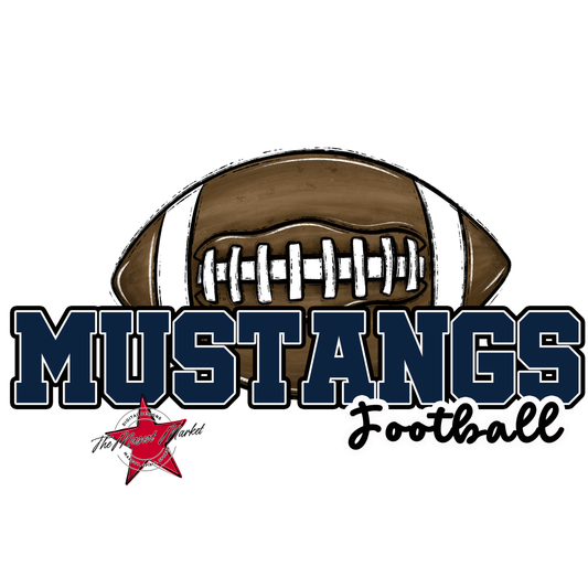 Mustangs Varsity Football-Navy