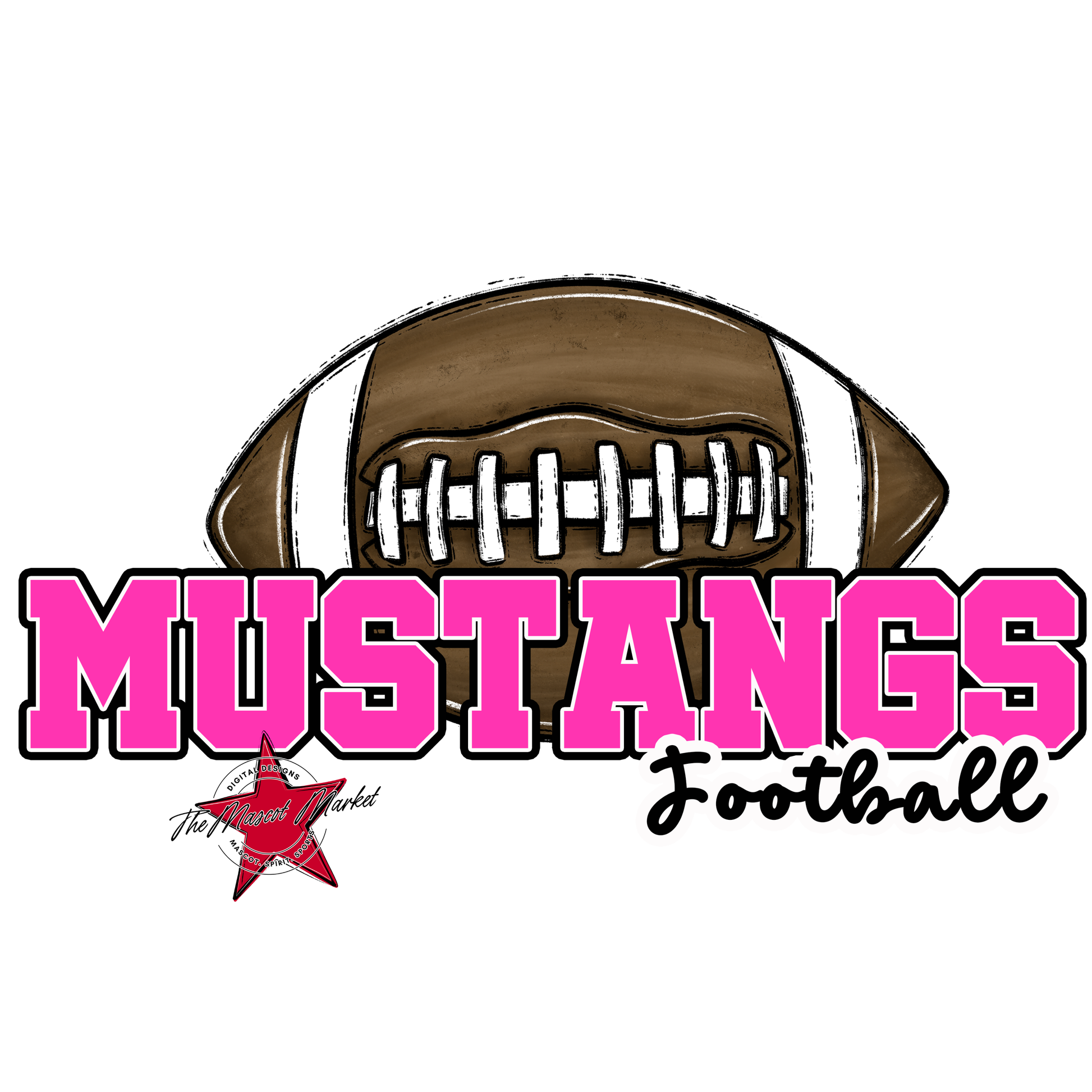 Mustangs Varsity Football-Pink