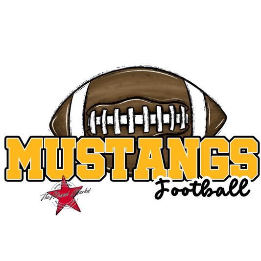 Mustangs Varsity Football-Yellow