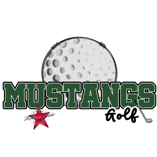 Mustangs Varsity Golf-Green