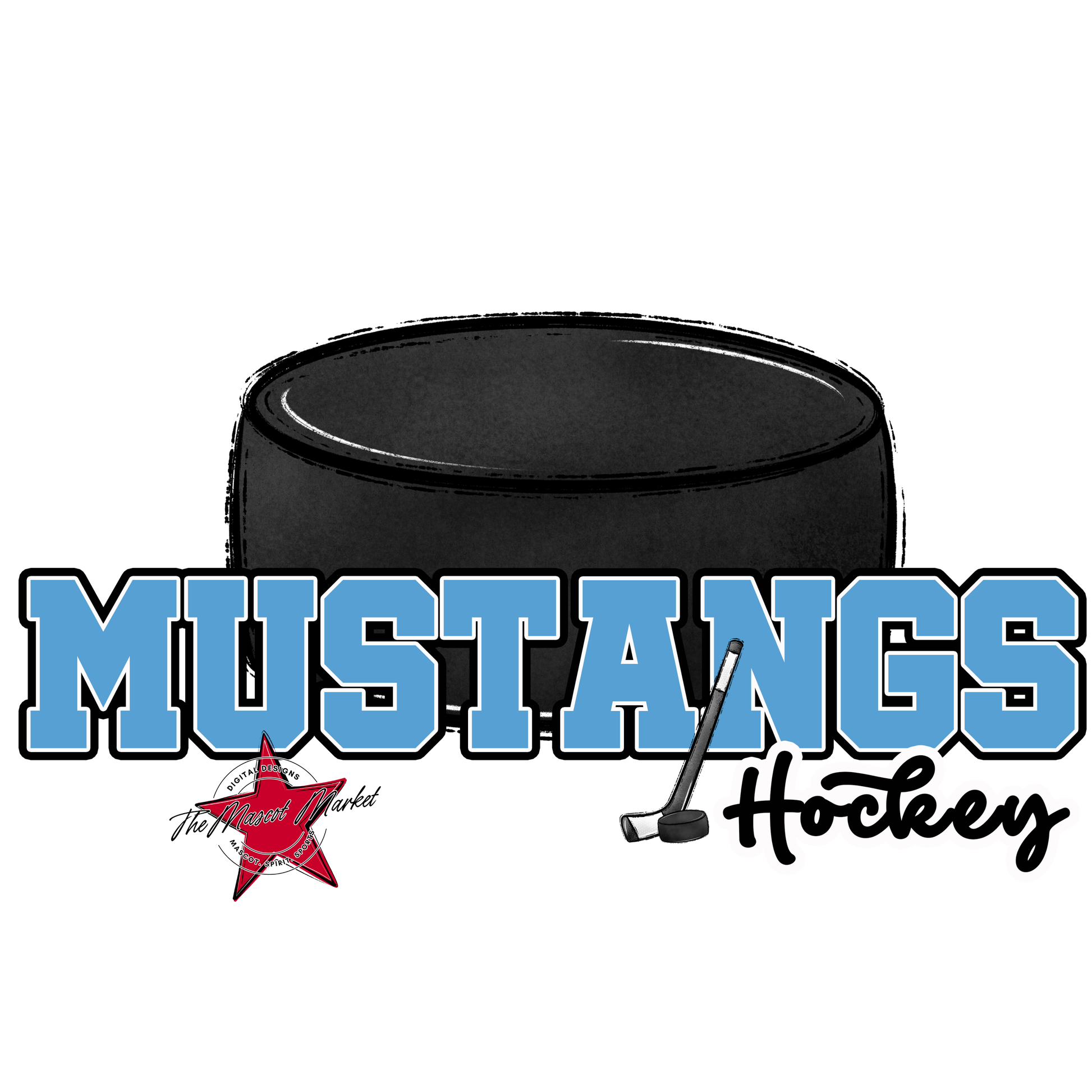 Mustangs Varsity Hockey-Carolina Blue