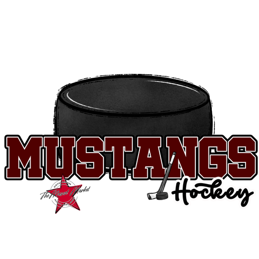 Mustangs Varsity Hockey-Maroon