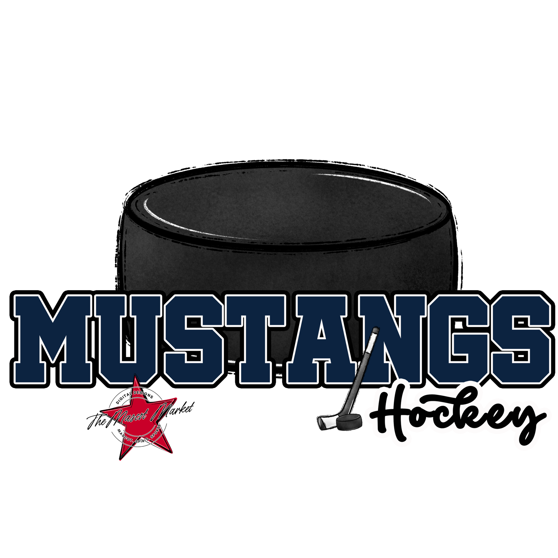 Mustangs Varsity Hockey-Navy