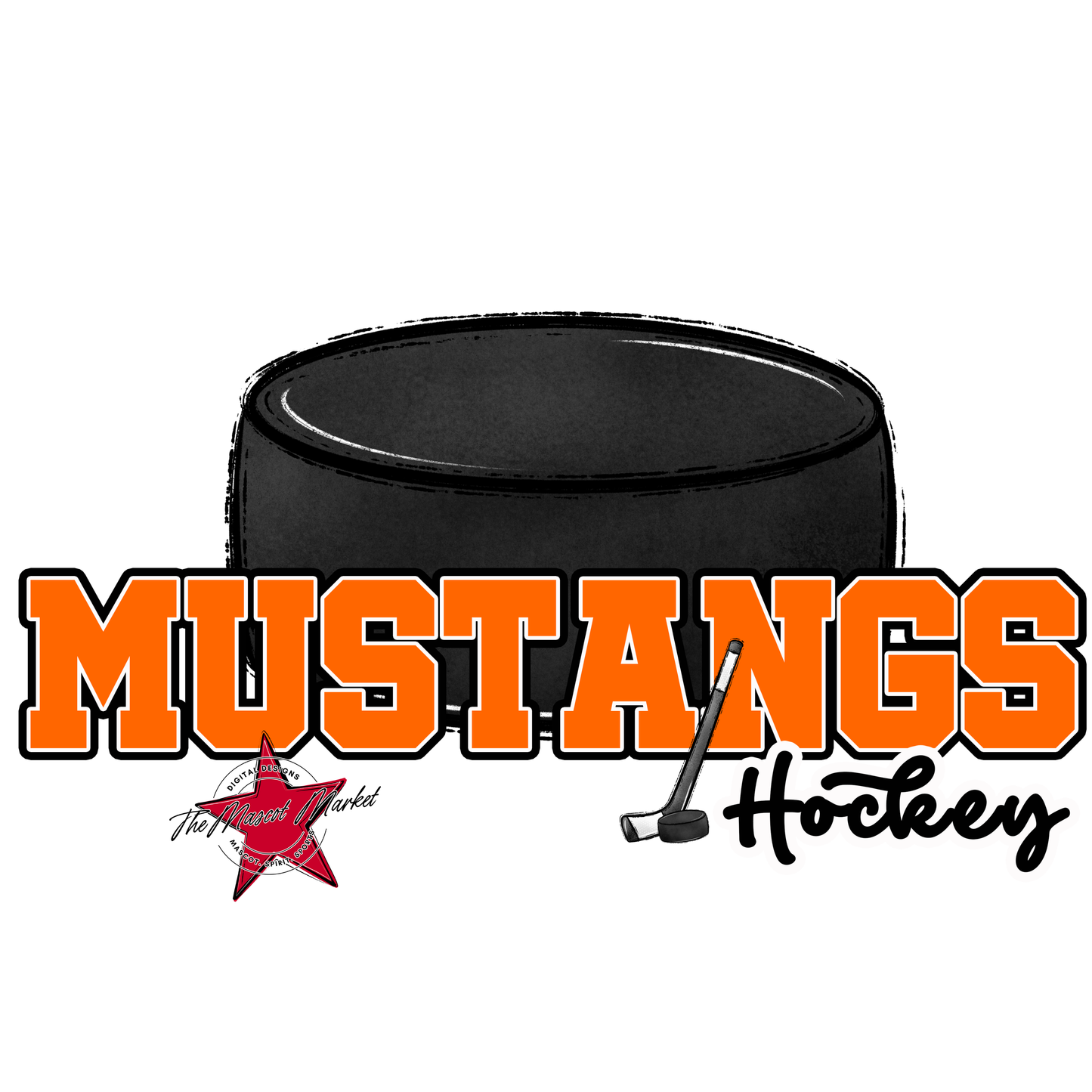 Mustangs Varsity Hockey-Orange