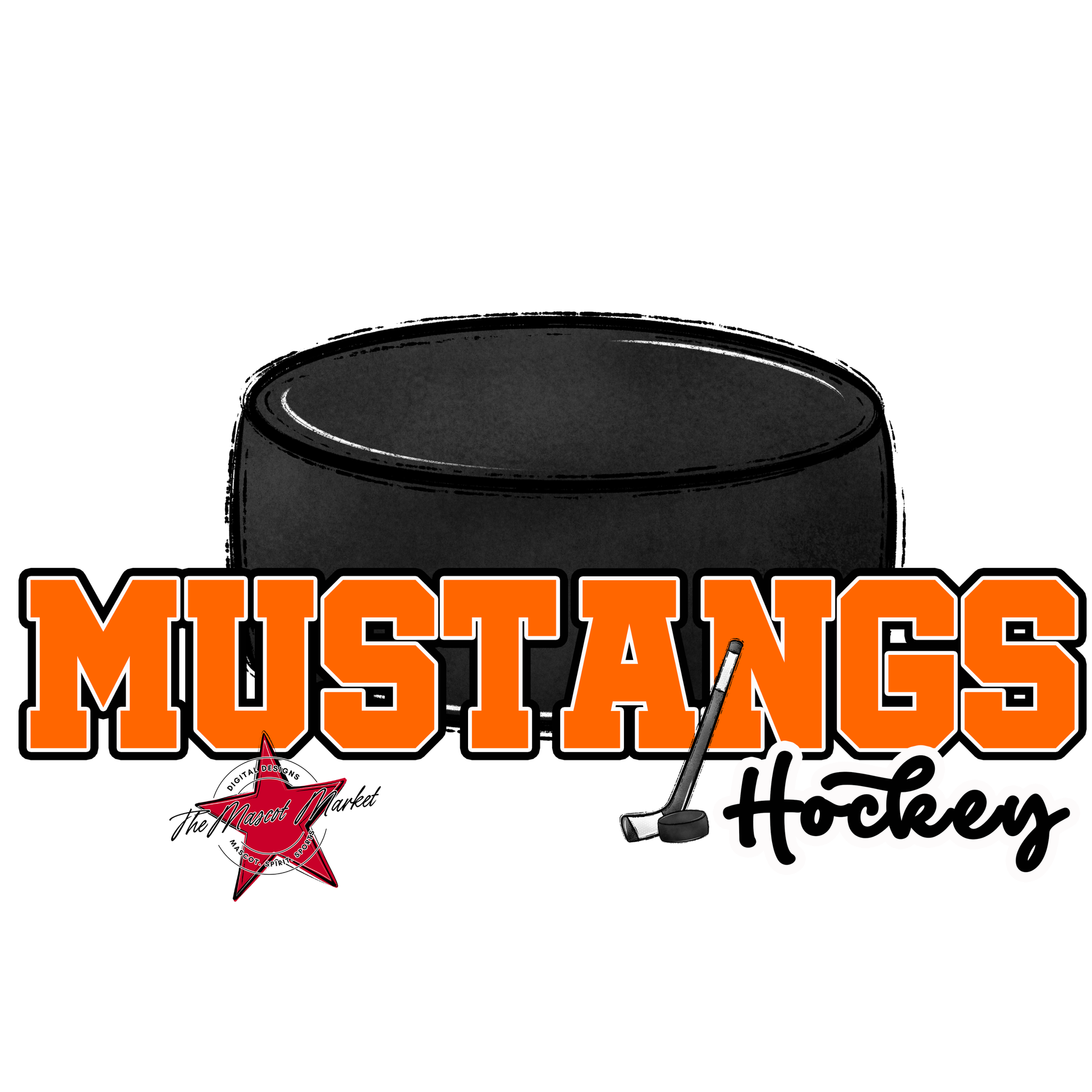 Mustangs Varsity Hockey-Orange