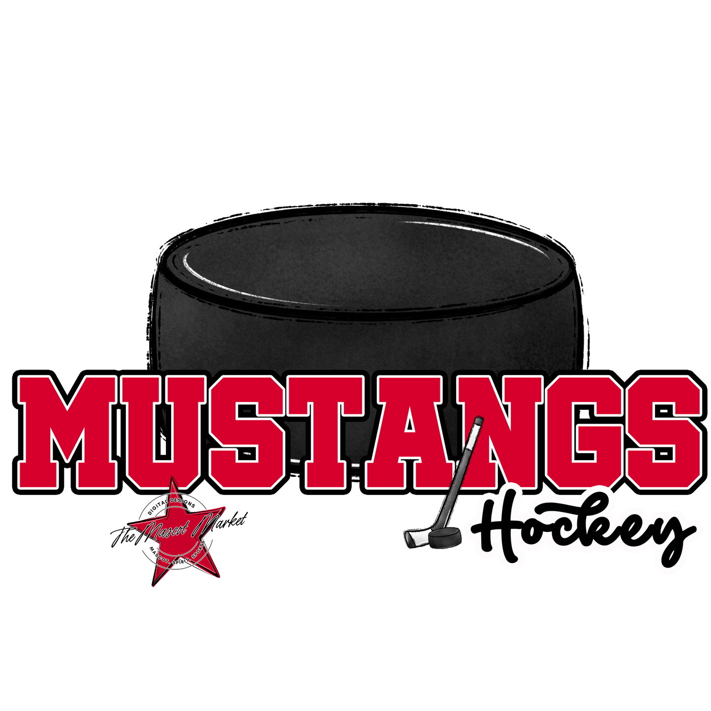 Mustangs Varsity Hockey-Red