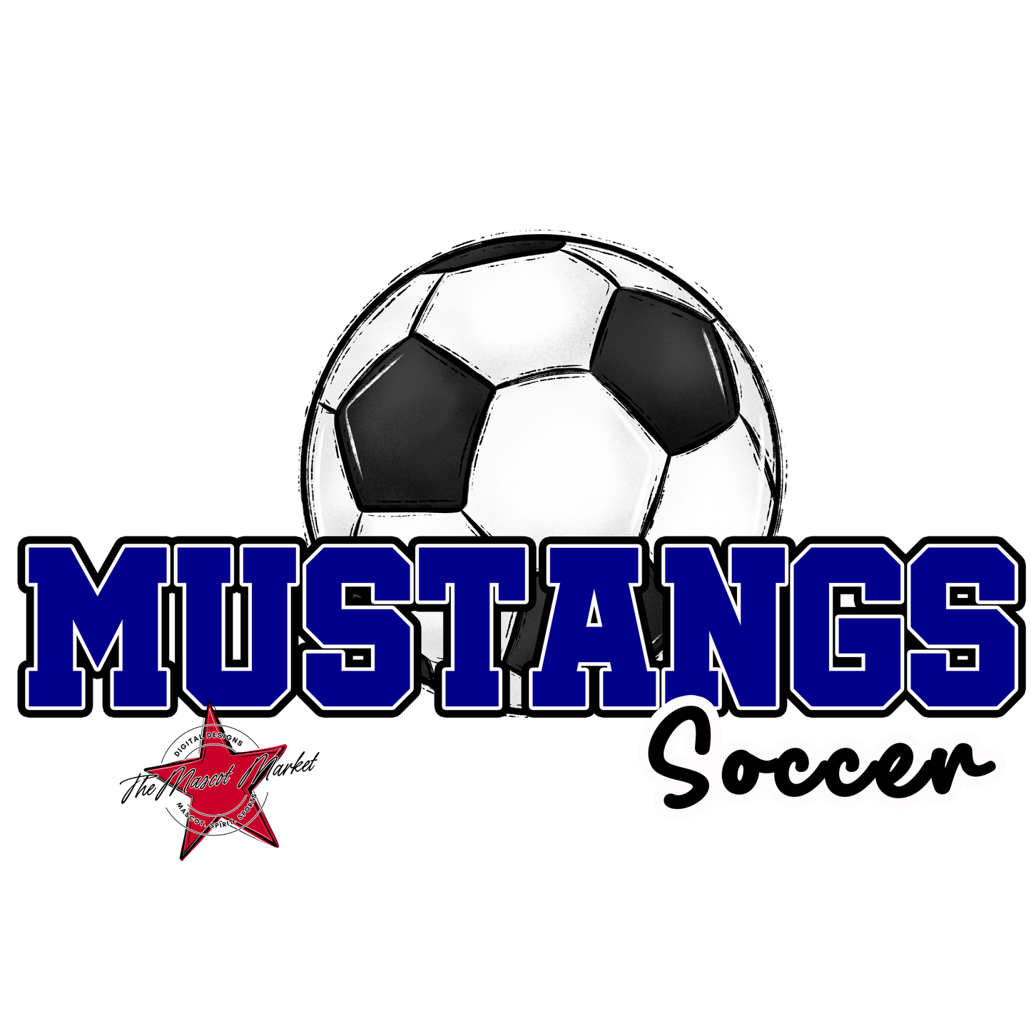 Mustangs Varsity Soccer-Blue