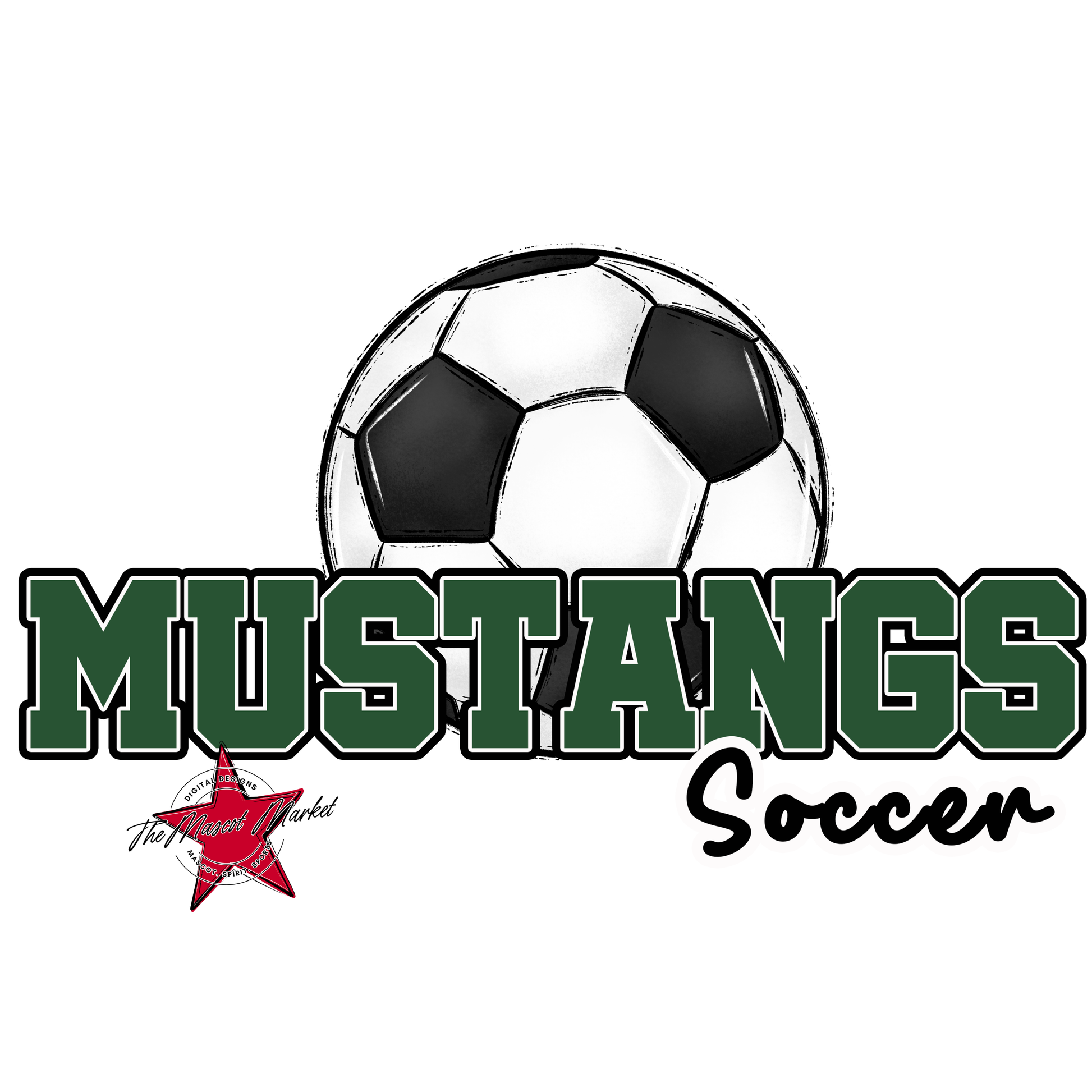 Mustangs Varsity Soccer-Green