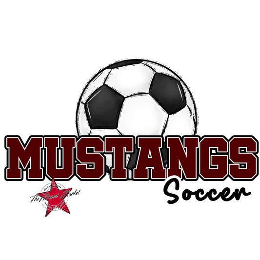 Mustangs Varsity Soccer-Maroon
