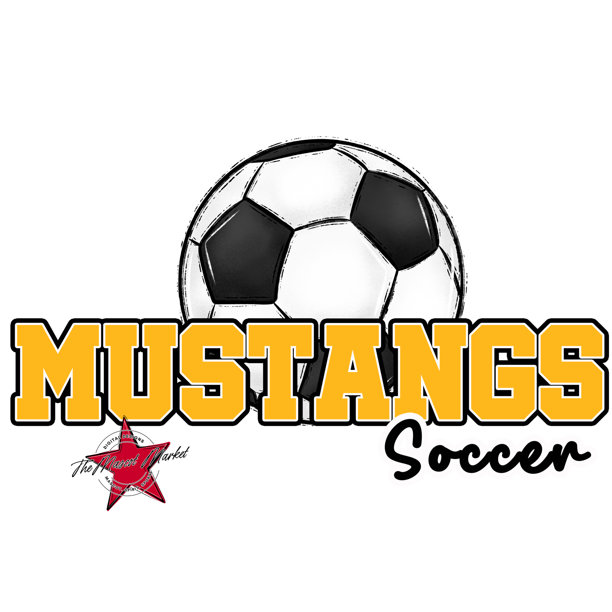 Mustangs Varsity Soccer-Yellow
