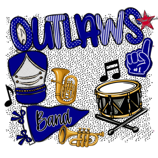 Outlaws Band Spirit-Blue