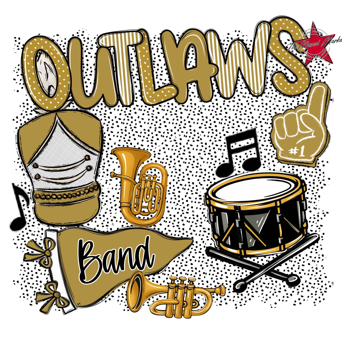 Outlaws Band Spirit-Gold
