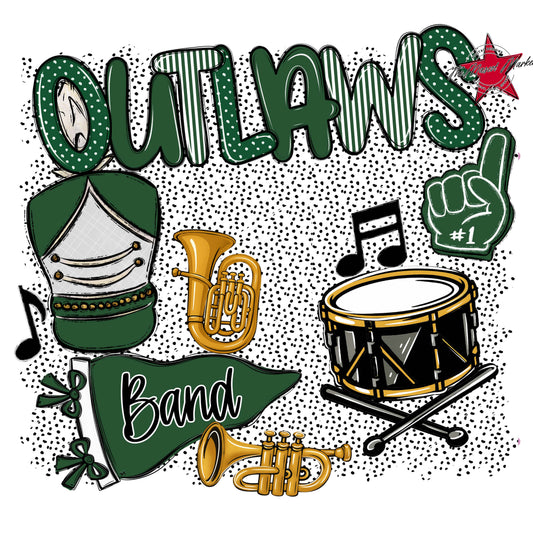 Outlaws Band Spirit-Green