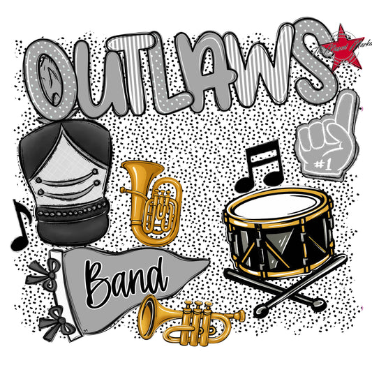 Outlaws Band Spirit-Grey