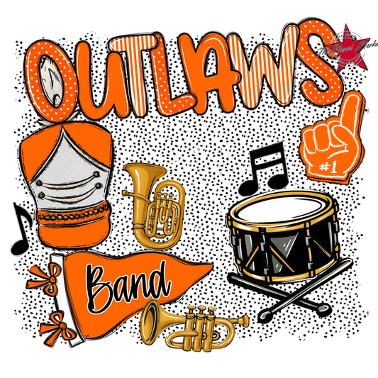 Outlaws Band Spirit-Orange