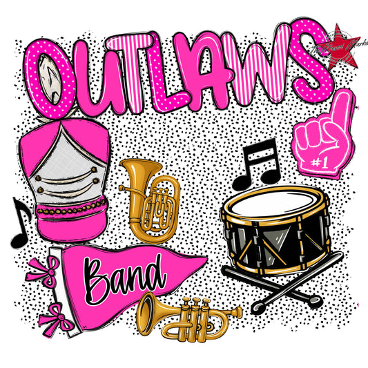 Outlaws Band Spirit-Pink