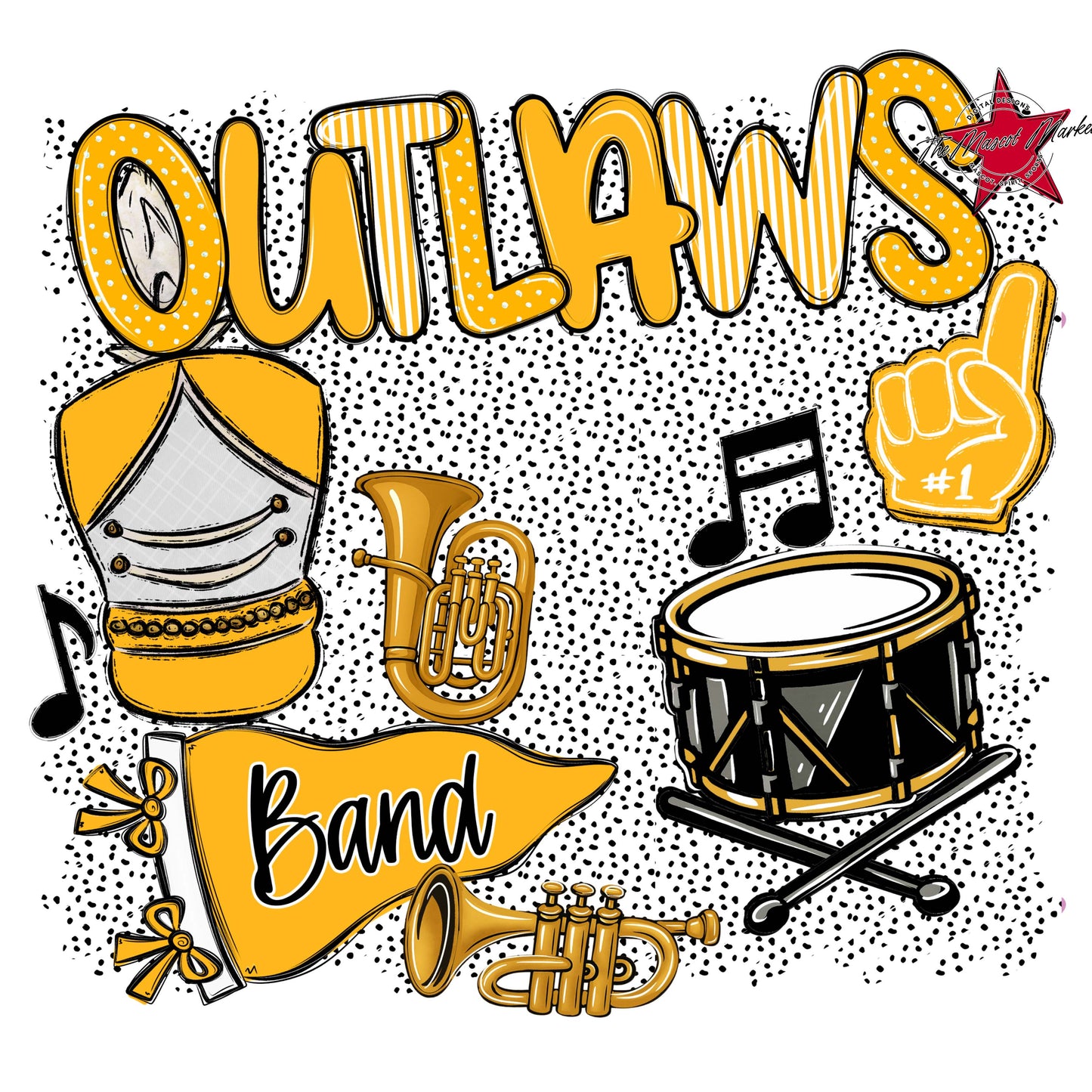 Outlaws Band Spirit-Yellow