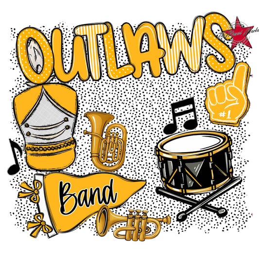 Outlaws Band Spirit-Yellow