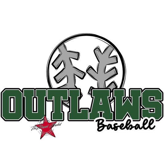 Outlaws Varsity Baseball-Green