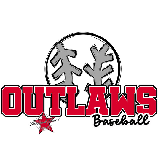 Outlaws Varsity Baseball-Red