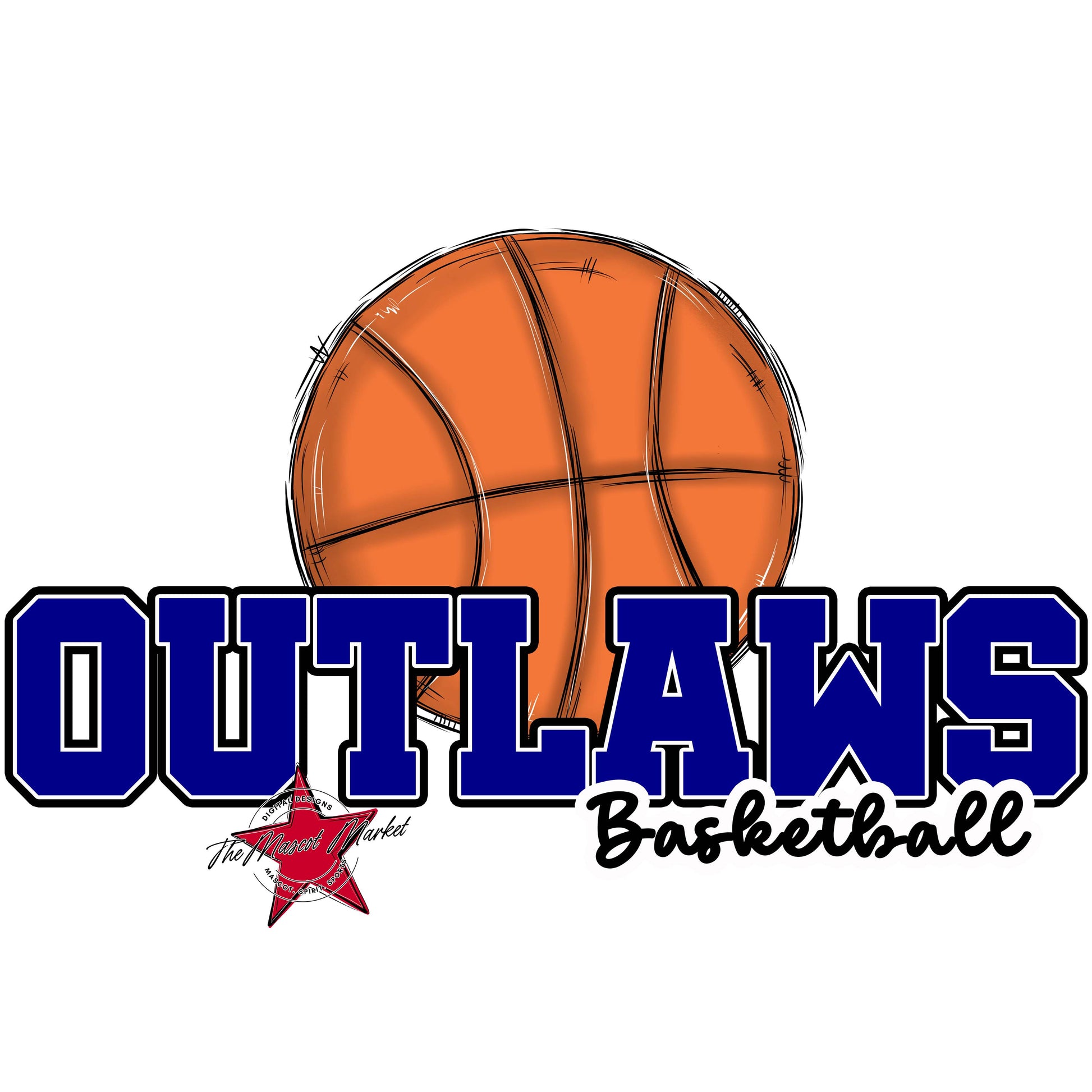 Outlaws Varsity Basketball-Blue