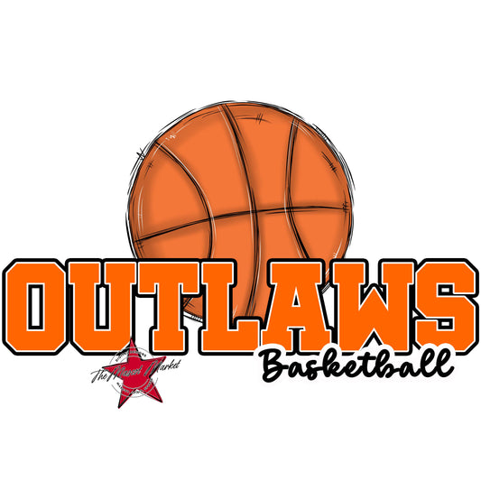 Outlaws Varsity Basketball-Orange