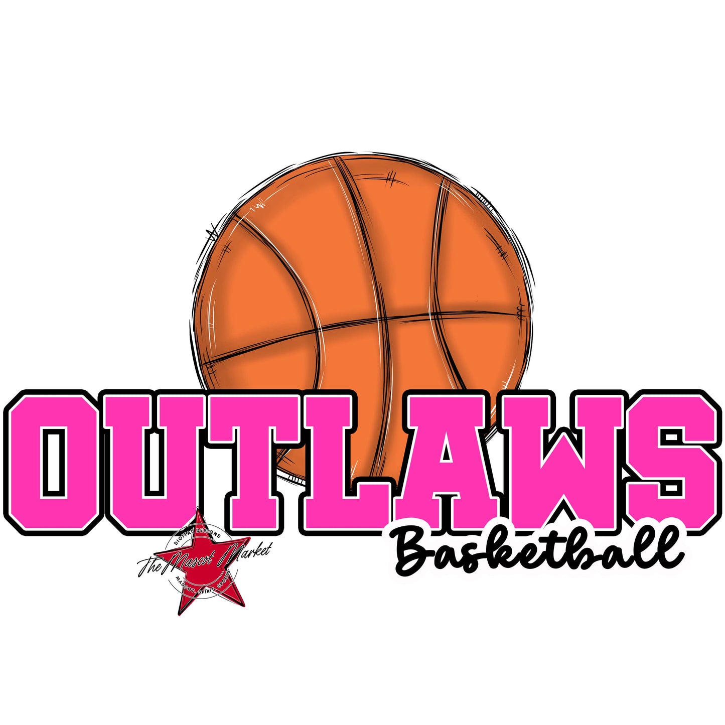Outlaws Varsity Basketball-Pink