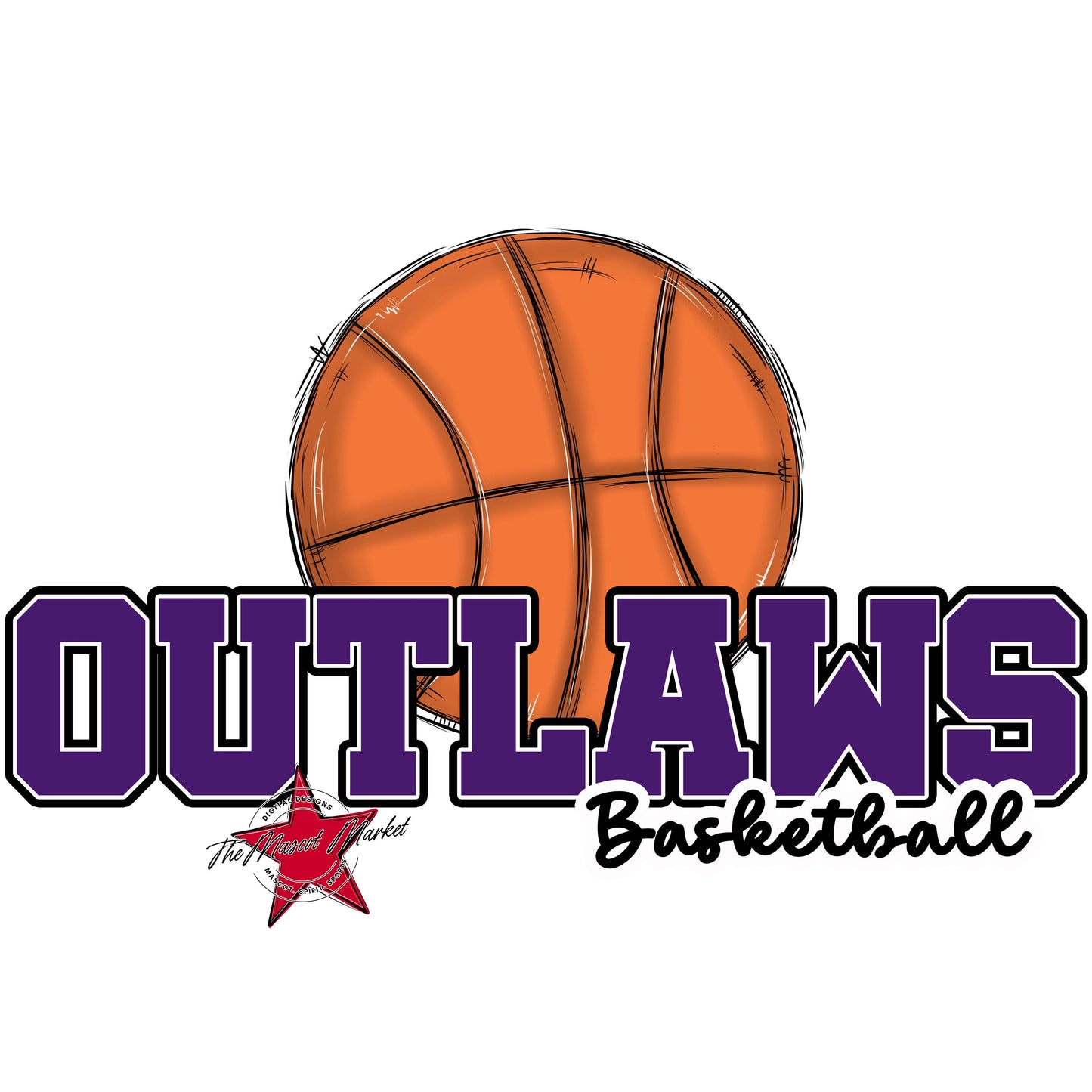 Outlaws Varsity Basketball-Purple